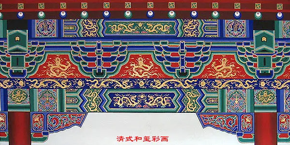 佛山中国建筑彩画装饰图案