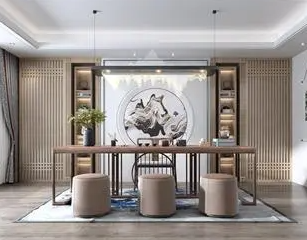 佛山新中式风格茶室如何规划设计
